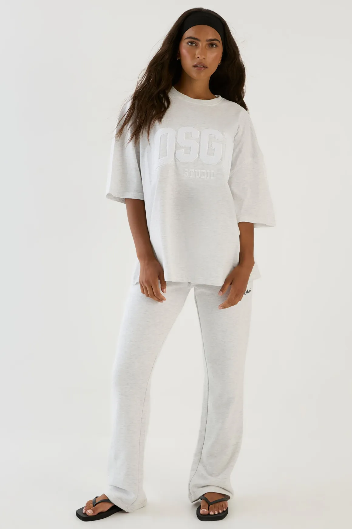 T-shirt Oversize Dsgn Studio Avec Appliqué En Tissu Éponge