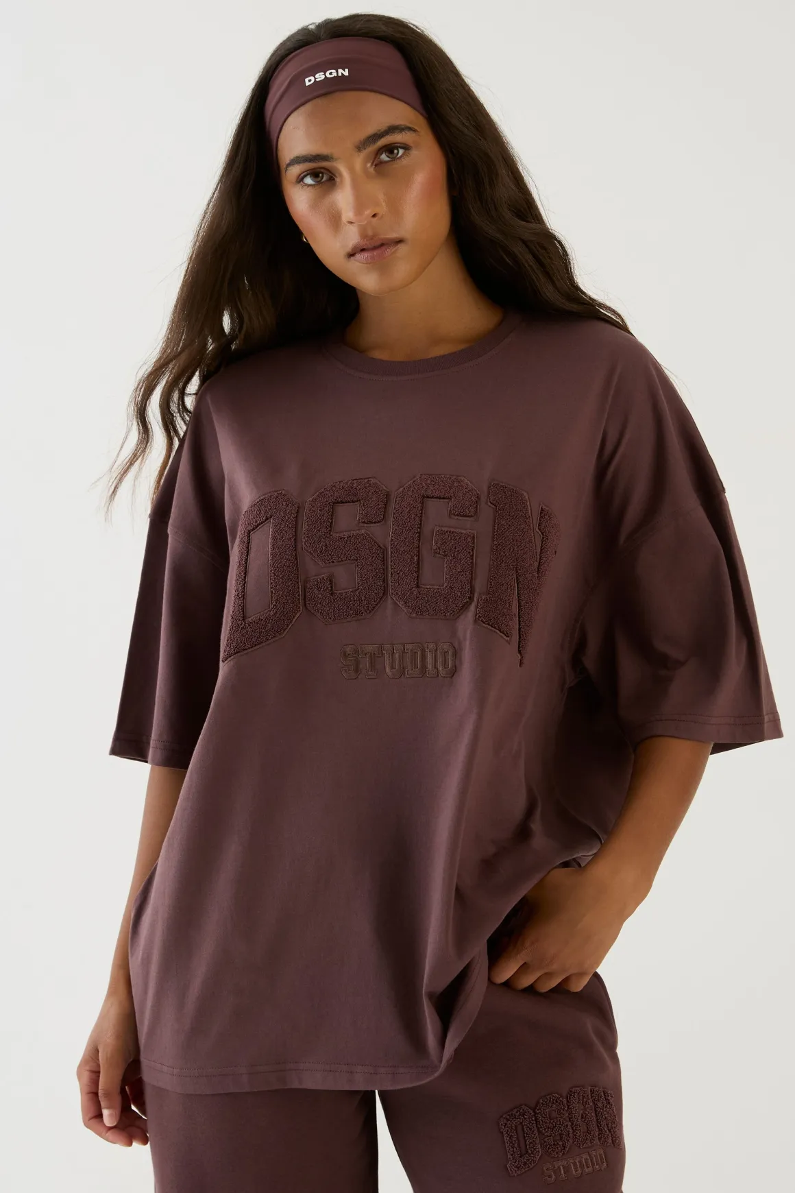 T-shirt Oversize Dsgn Studio Avec Appliqué En Éponge
