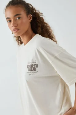 T-shirt Oversize DSGN Studio Sports Bubble Slogan