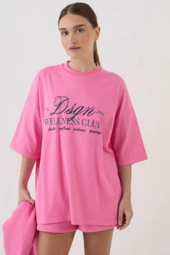T-shirt Oversize Dsgn Studio Wellness Club
