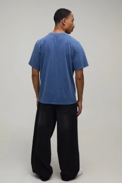 T-shirt Oversize Effet Délavé Imprimé Licence Biggie It's All Good
