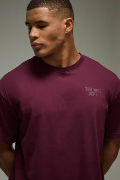T-shirt oversize embossé Training Dept