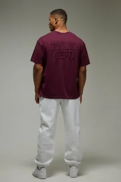 T-shirt oversize embossé Training Dept