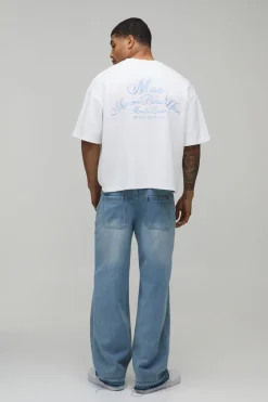 T-shirt Oversize En Interlock Avec Broderie Boat Hire