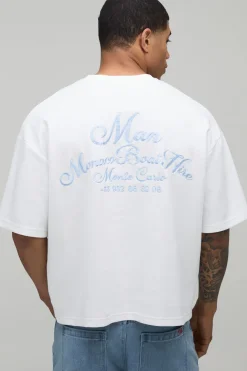 T-shirt Oversize En Interlock Avec Broderie Boat Hire