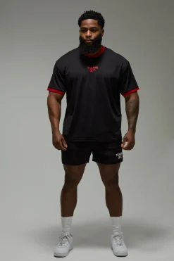 T-shirt Oversize À Finitions Contrastées Training Dept