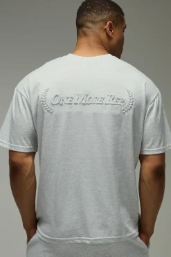 T-shirt Oversize Gaufré One More Rep