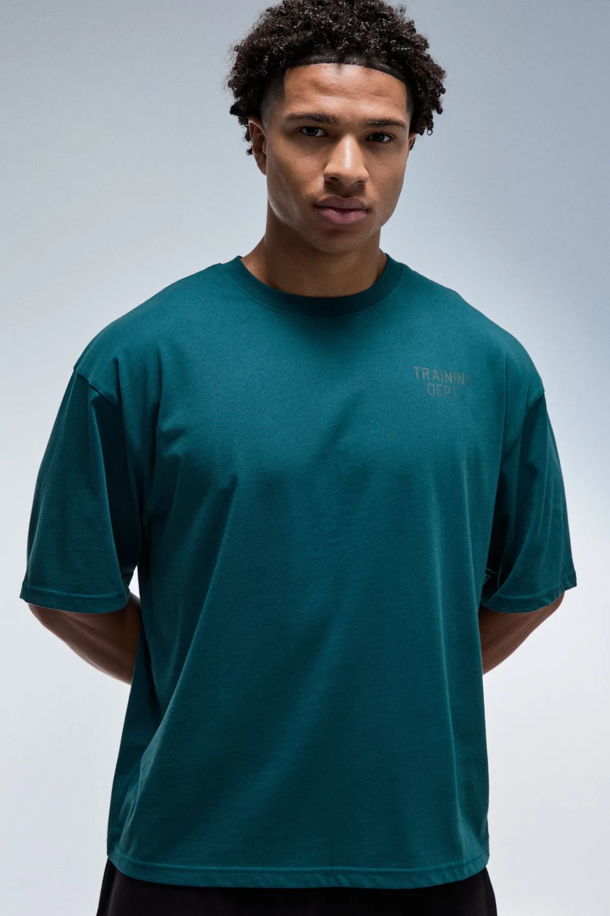 boohooMAN T-shirt Oversize Gaufré Training Dept<Femme Tout Afficher Activewear|Athleisure