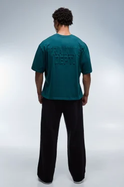 boohooMAN T-shirt Oversize Gaufré Training Dept<Femme Tout Afficher Activewear|Athleisure