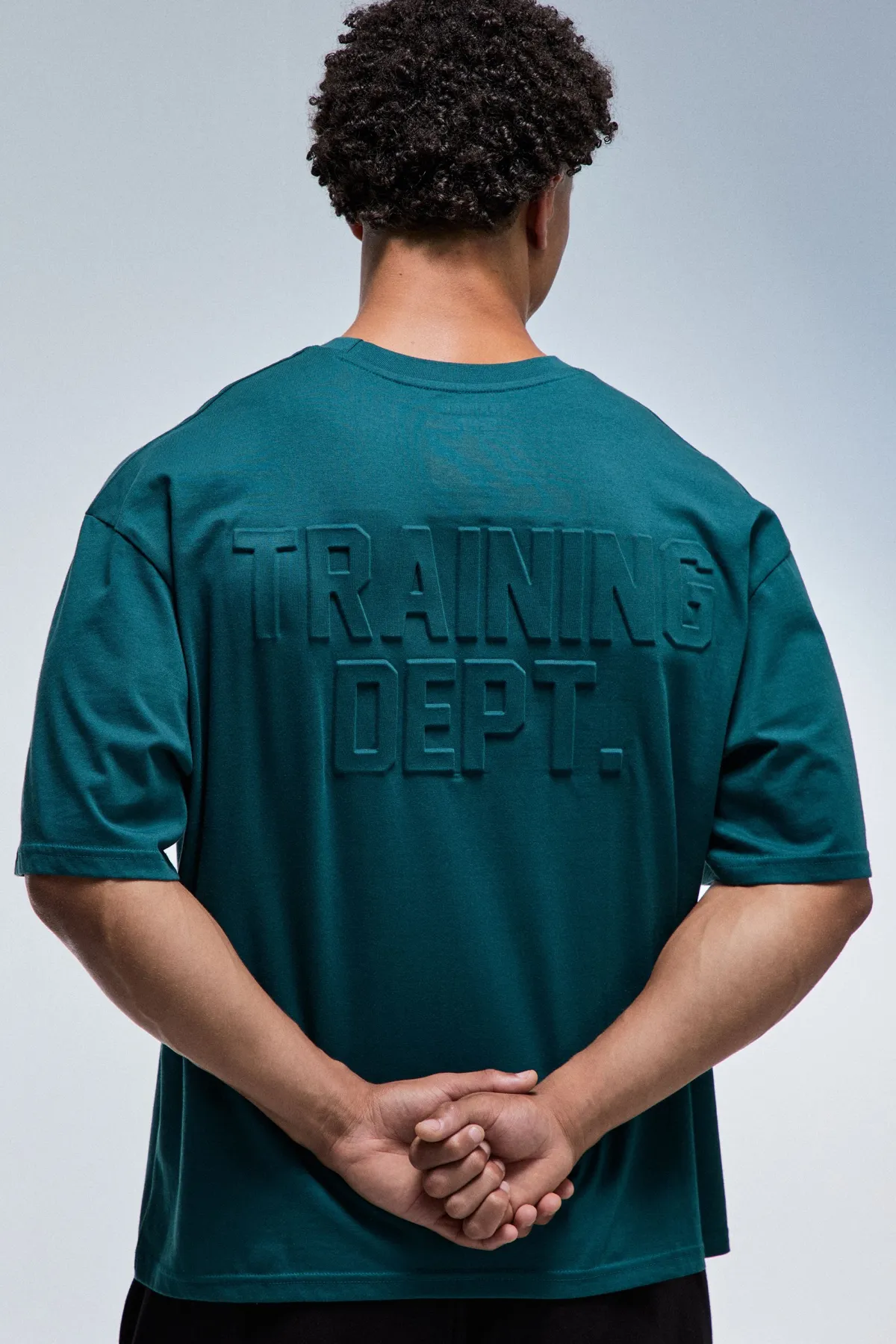 boohooMAN T-shirt Oversize Gaufré Training Dept<Femme Tout Afficher Activewear|Athleisure