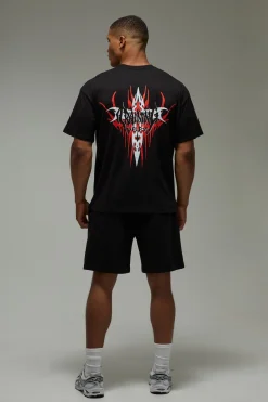 Training Dept. T-shirt Oversize Gothique Croix Training Dept<Femme Tout Afficher Activewear|Athleisure