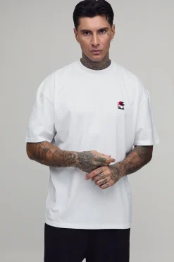 T-shirt Oversize Grande Taille Broderie Florale