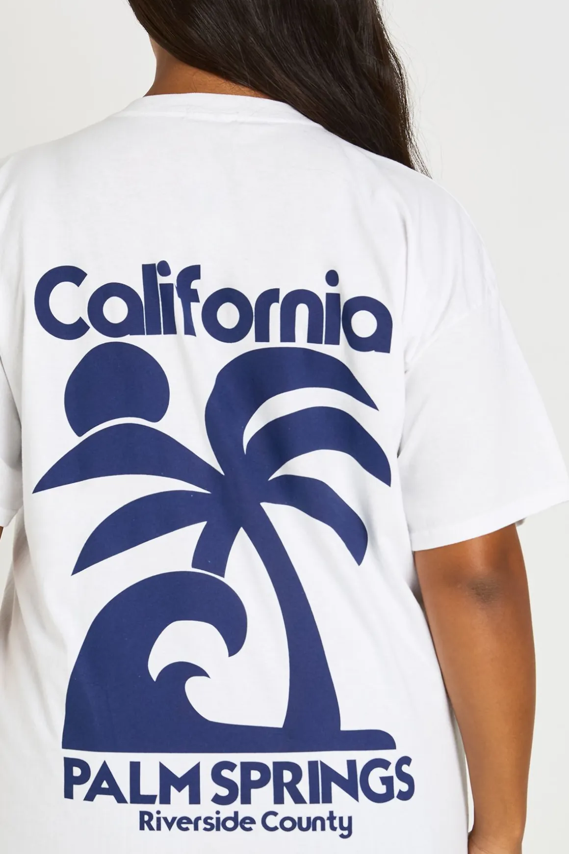 T-shirt Oversize Grande Taille California Palm Springs