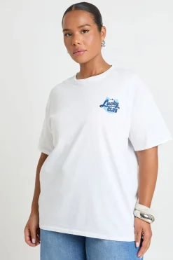 T-shirt Oversize Grande Taille Lucky Girl