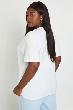 boohoo T-shirt Oversize Grande Taille Disco Occasionnel<Femme Tops