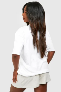 boohoo T-shirt Oversize Grande Taille Positano<Femme Tops