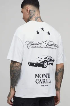 T-shirt Oversize Grand Prix De Monte-carlo Coupe Tall