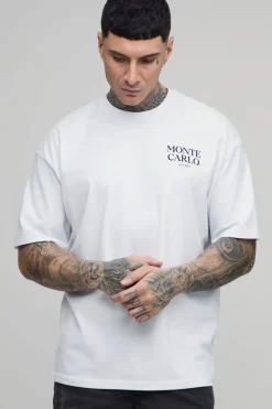 T-shirt Oversize Grand Prix De Monte-carlo Coupe Tall
