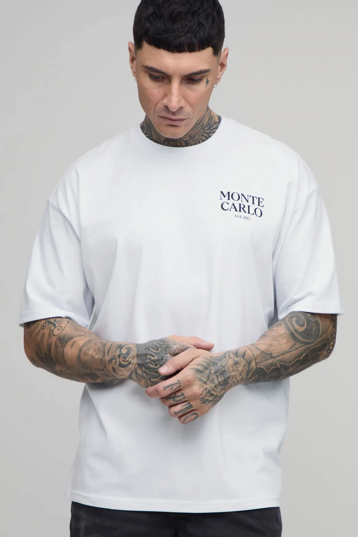 T-shirt Oversize Grand Prix De Monte-carlo Coupe Tall