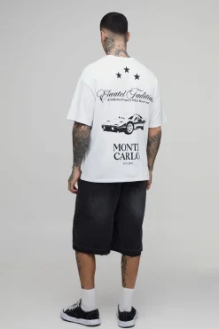 T-shirt Oversize Grand Prix De Monte-carlo Coupe Tall