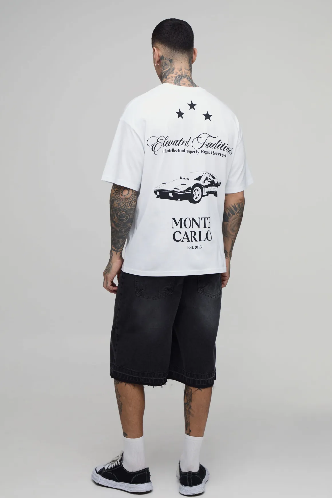 T-shirt Oversize Grand Prix De Monte-carlo Coupe Tall