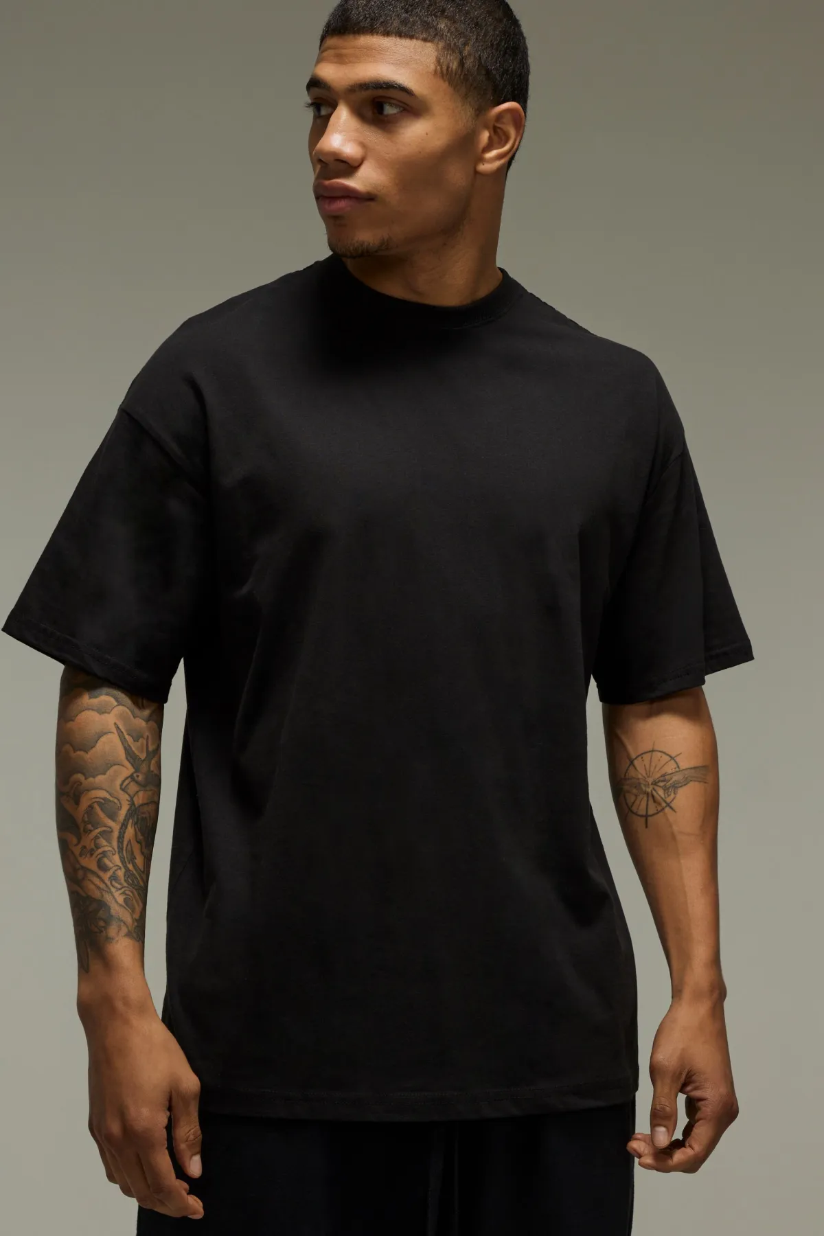boohooMAN T-Shirt Oversize Homme Active No Days Off Tête de Mort<Femme Tout Afficher Activewear|Athleisure