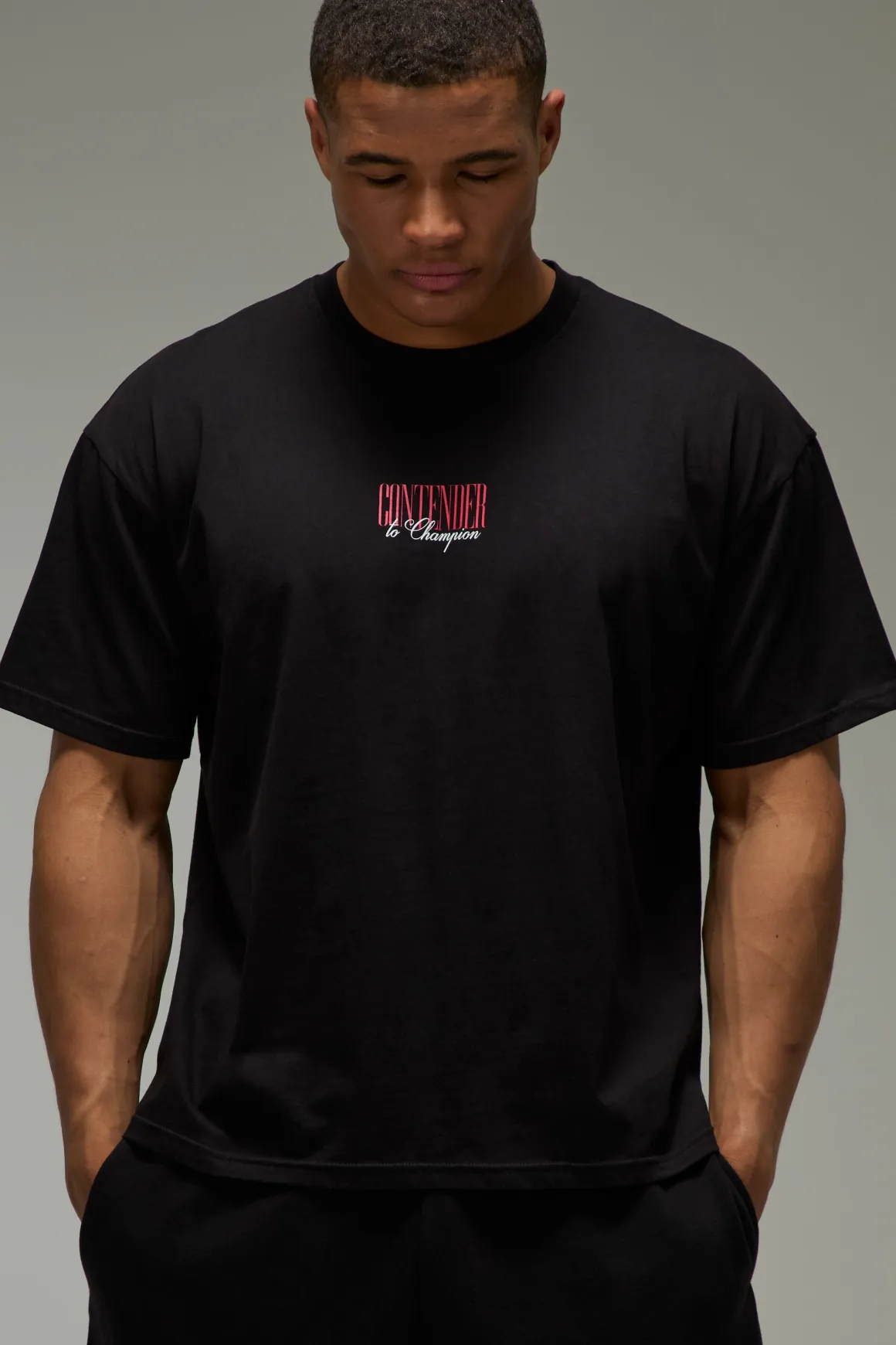 T-shirt Oversize Homme Boxe Active