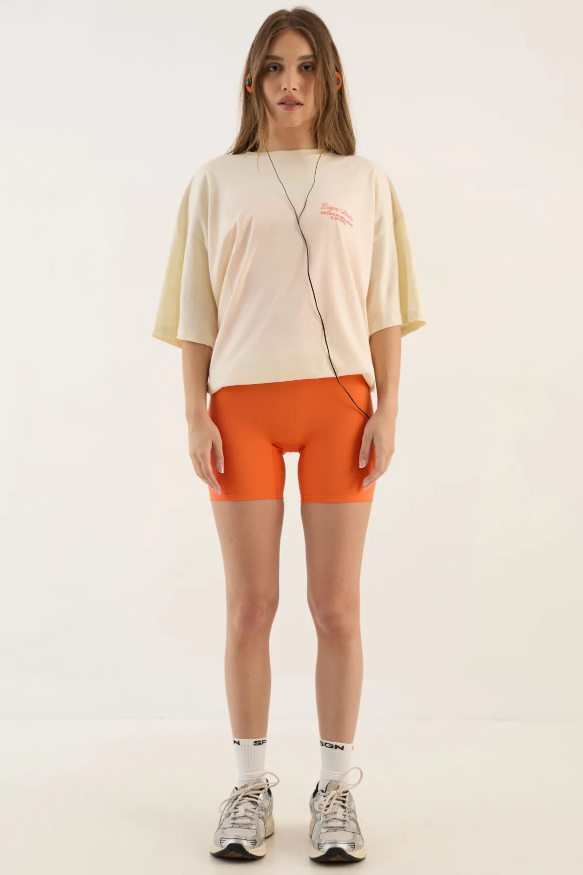 T-shirt Oversize Imprimé Bien-être En Plein Air Et Sports Dsgn Studio