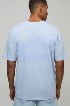 T-shirt Oversize À Imprimé Brillant Édition Limitée