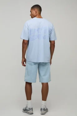 T-shirt Oversize À Imprimé Brillant Édition Limitée