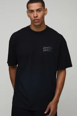 T-shirt Oversize À Imprimé Brillant Édition Limitée