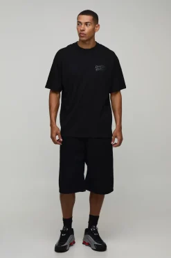 T-shirt Oversize À Imprimé Brillant Édition Limitée