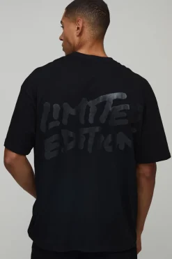 T-shirt Oversize À Imprimé Brillant Édition Limitée