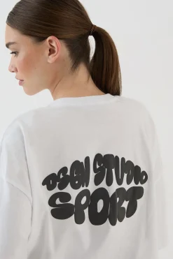 DSGN Studio T-shirt Oversize À Imprimé Bulles Sport<Femme Dsgn Studio|Tops