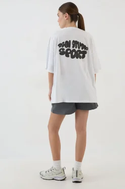 DSGN Studio T-shirt Oversize À Imprimé Bulles Sport<Femme Dsgn Studio|Tops