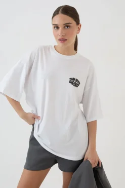 DSGN Studio T-shirt Oversize À Imprimé Bulles Sport<Femme Dsgn Studio|Tops