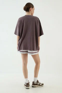 T-shirt Oversize Imprimé Club Santé Et Bien-être Dsgn Studio