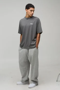 boohooMAN T-Shirt Oversize Imprimé Coffee Club Anthracite<Homme T-Shirts Impriméstendances|T-Shirts