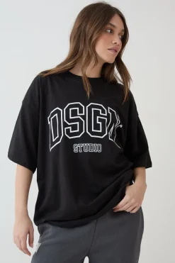 T-shirt Oversize Imprimé Collegiate Dsgn Studio