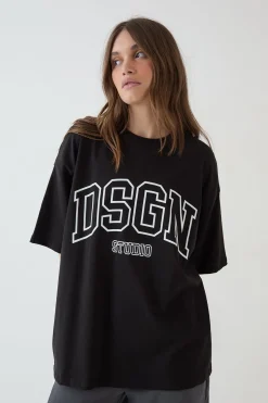 T-shirt Oversize Imprimé Collegiate Dsgn Studio
