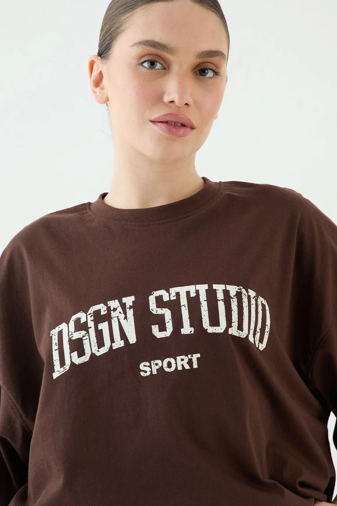 T-shirt Oversize Imprimé Collegiate Dsgn Studio