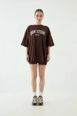 T-shirt Oversize Imprimé Collegiate Dsgn Studio