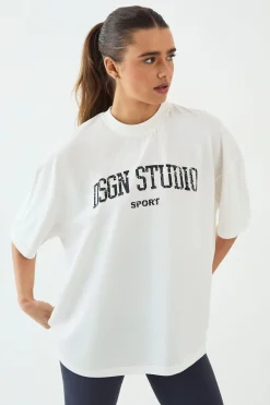 T-shirt Oversize Imprimé Collegiate Dsgn Studio