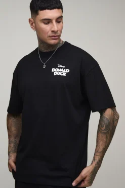 T-shirt Oversize Imprimé Donald Duck Sous Licence Grande Taille