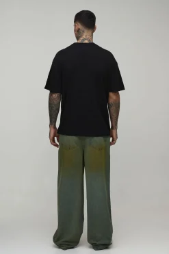 T-shirt Oversize Imprimé Dragon Wu-tang Sous Licence Pour Homme Grand