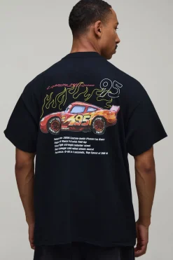 T-shirt Oversize Imprimé Flash McQueen Sous Licence