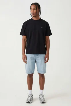 T-shirt Oversize Imprimé Floral Script Délavé Pour Homme