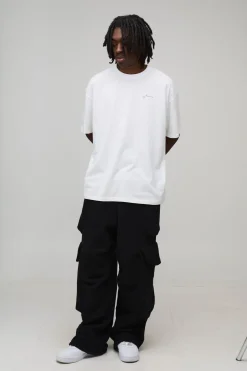 T-shirt oversize imprimé graffiti BHM
