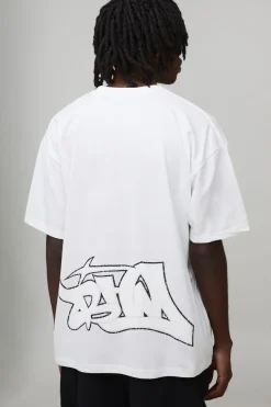 T-shirt oversize imprimé graffiti BHM