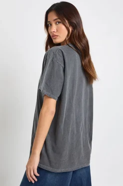 T-shirt oversize à imprimé graphique Pilates
